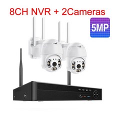 무선영상송수신기 중계Techage-무선 PTZ 보안 시스템 3mp 8CH AI 사람 탐지 자동 추적 비디오 감시 N, 01 8CH NVR 2 5MP Cam_03 3T, 1개