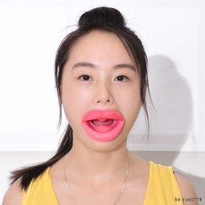 FLEX해버렸지 뭐야~ 볼살운동-마사지입술/예쁜입술 V라인만들기 안면운동, HT-핑크