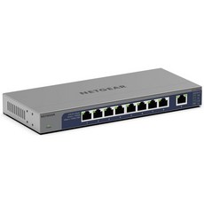 NETGEAR 8포트 1G10G 멀티 기가비트 이더넷 관리되지 않는 스위치GS108MX 10G멀티 기가 SFP 데스크톱 또는 랙마운트 1개 제한된 수명 보호 기능 포함, 8 Port | 1 x 10G UplinkNETGEA - gs108mx