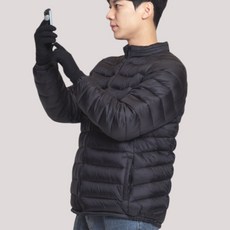 오지핏 엠보싱 경량 패딩 자켓