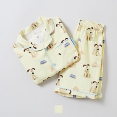 스파오키즈 월레스와그로밋 반팔 파자마CREAM_SPPPE24KU9