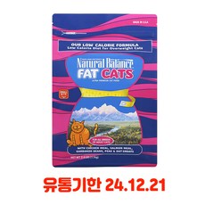 내추럴발란스 고양이 어덜트용 팻캣 닭 & 연어 사료, 1.1kg, 1개