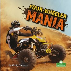 (영문도서) Four-Wheeler Mania Library Binding, Crabtree Seedlings, English, 9781039644847