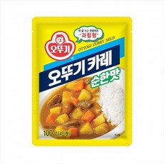 오뚜기 카레 과립형 순한맛, 100g, 4개