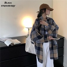 빈티지체크코튼부티