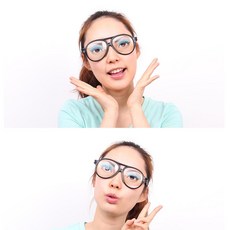 눈커지는안경