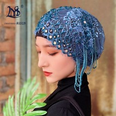 판도 반다나 겨울 가을 비단스카프 모자 뚜껑 헤드 여성 돌아가다 핸드메이드 재봉 규빅 타입 태슬 펜던트 하 두건