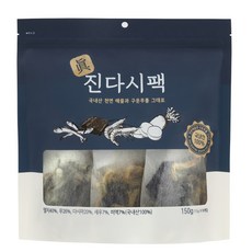 서림식품 국내산 해물과 구운무를 그대로 진다시팩(10팩* 1봉지), 1