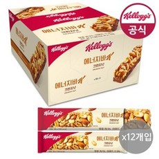 크런치 에너지바 30g 12개 + 레드베리 에너지바 25g 12개, 24개