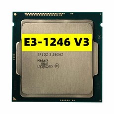 쿼드 코어 8 스레드 CPU 프로세서 Xeon E3-1246 V3 E3 1246v3 E3 1246 V3 3.5 GHz 84W LGA 1150