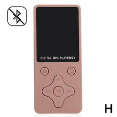 MP3 플레이어 1.8 인치 TFT 단색 무손실 음악 FM 블루투스, 중국, B없는 로즈 골드