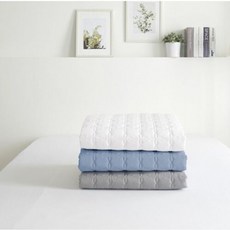  알레르망 카이 퀼팅패드SS 그레이 블루 화이트 