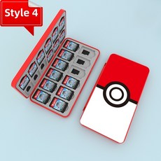 스위치 OLED 라이트 방진 낙하 방지 보호 게임 카드 케이스 24 슬롯 보관함 카트리지, 1개, [02] Style 4