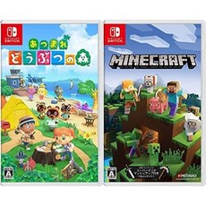 일본직발송 1. 닌텐도 얽힌 도부츠의 숲 -SWITCH + MINECRAFT (마인크래프트) - SWITCH