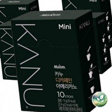 카누 미니 디카페인 45g 아메리카노 50T 스위트 커피, 50개