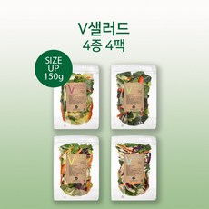 [프레시온] 1일1샐 야채믹스 야채샐러드 V-샐러드 600g 4종 4팩