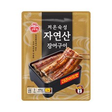 오뚜기 저온숙성 자연산 저온숙성자연산 장어구이 (데리야끼맛) 집국백서 국산 3개입, 1개