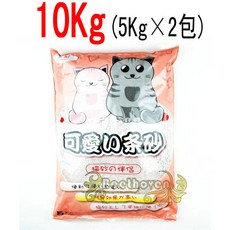 고운입자 저장 후 베토벤 애완동물 펫 보니 큐트 10KG 벤토나이트 모래덩어리 항균, 가래모래 5Kg ×2가방