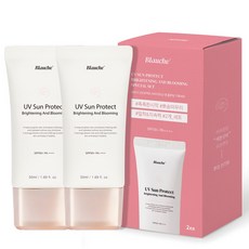 더블기획 블라우쉐 유브이 선프로텍트 브라이트닝 앤 블루밍 톤업 선크림 SPF50+ 50ml