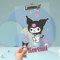 산리오아크릴클립보드