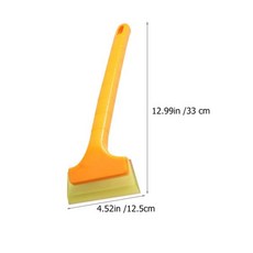 겨울 얼음 스크레이퍼 눈 청소 삽 겨울 눈 청소기 눈 긁기 도구 차도 얼음 스크레이퍼 스노우 브러시 개, 1개