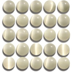NITOPUPU 고양이 크리스탈 스트레치 코드로 주얼리를 만들기 위한 100Pcs 8mm 내추럴 스무스 화이트 캣 아이 비즈 라운드 루즈 원석 Q1701017, White Cat Eye, 1개