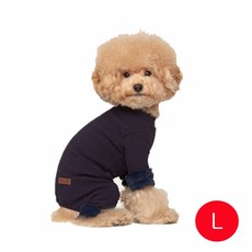 강아지 캐시 웜 올인원(네이비 L), 본상품