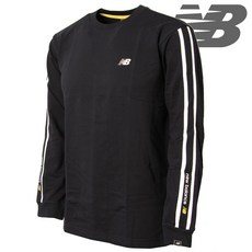 뉴발란스 UNI 트랙클럽 사이드라인 긴팔티 NBND838013-19블랙