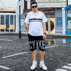 홈카페인 톨티 빅 오버핏 스포츠 남자 와이드 루즈핏 반팔 여름 얇은 타입 뚱보 큰사이즈티 멋진 코디