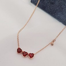 천연가넷목걸이