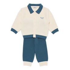 (백화점 상품) [블루독베이비8] FW24 니트가디건상하세트 HJ (44C1361001) (BLUEDOG BABY 유아 출산 백일 선물 도트 강아 769404