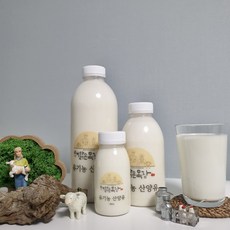 유기농산양유 100% 해맑은목장 산양유단백질 산양우유 (농식품부 장관상 수상), 500ml, 4개