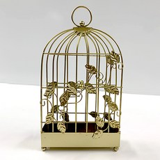 캠핑 낚시 휴대용 야외용 가정용 엔틱 감성 인테리어 모기향 거치대 모기향 연소기 케이스 홀더, 모기향 거치대 엔틱 정원 새장 골드