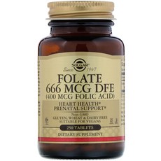 솔가 천연 엽산 400mcg 250정
