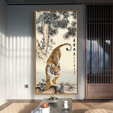 호랑이실십자수