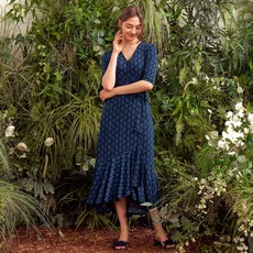 립밤 Lipbbam 바이립밤 크레오라 비비안느 3/4 슬리브 프릴 랩원피스 LDM42OC01