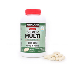 커클랜드시그니춰 실버 멀티비타민 ＆미네랄 1465mg x 430정, 옵션