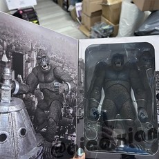 메카 메가 신 고질라 콩 킹콩 킹기도라 괴수 피규어 가챠 인형 키링 굿즈 NECA VS 스컬 아일랜드 비행기 공룡 몬스터 킹 오브 PVC 액션 수집용 모델 장난감 선물, [03] Airplane-Da