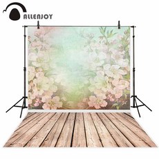 Allenjoy 비닐 사진 배경 꽃 벽지 꿈꾸는 소녀 초상화 새로운 배경 photocall 사진 프린터 사용자 정의, Pro Poly 200x300CM