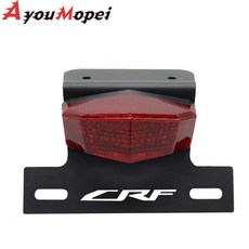 LED 후미등 방향 지시등 펜더 제거기 번호판 프레임 거치대 키트 혼다 CRF300L CRF 300L 300 L 랠리, [03] B