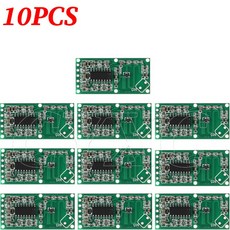 10PCS RCWL-051 마이크로파 레이더 센서 인간 바디 모듈 유도 스위치 출력 3.3V, 01 10PCS-RCWL-051