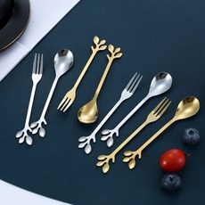 파스텔 용기 포크 치즈 마시멜로 귀여운 과일포크 디저트포크 과일 미니 화이트 동글, 기본 4구 스텐 수저 포크, 1개