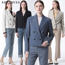 쉬즈미스 더블 버튼 숏 재킷 택가격 268000원