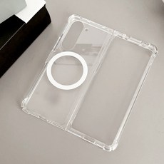 핸드폰케이스 마그네틱 무선 충전 휴대폰 케이스 삼성 갤럭시 Z Flip6 Flip5 Flip4 Flip3 케이스 삼성 Z Fold6 Fold5 Fold4 Fold3 Fold2