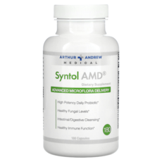 Arthur Andrew Medical Syntol AMD 향상된 마이크로플로라 전달 500mg 캡슐 180정, 90개, 1개