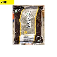 식자재 한 검정깨 가루 1Kg x1개 (WC795E3), 1, 본상품선택