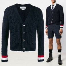 톰브라운 20SS 아란 케이블 울 가디건 MKC270A 00014 415