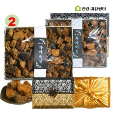 러시아 차가버섯 말린 건조 원물 명절 선물세트 고급포장, 2세트, 1kg