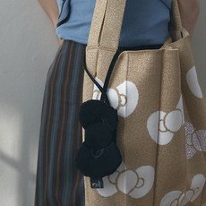 조셉앤스테이시 Haze Bagcharm Hello Kitty Ribbon Black 1767126