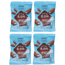 노브랜드 쿠키앤크림초코바 240g, 4개